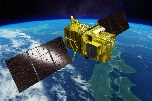今年3月に打ち上げ予定の「だいち３号」は、衛星データビジネスにとっても追い風となる（JAXA提供）＝使用申請中